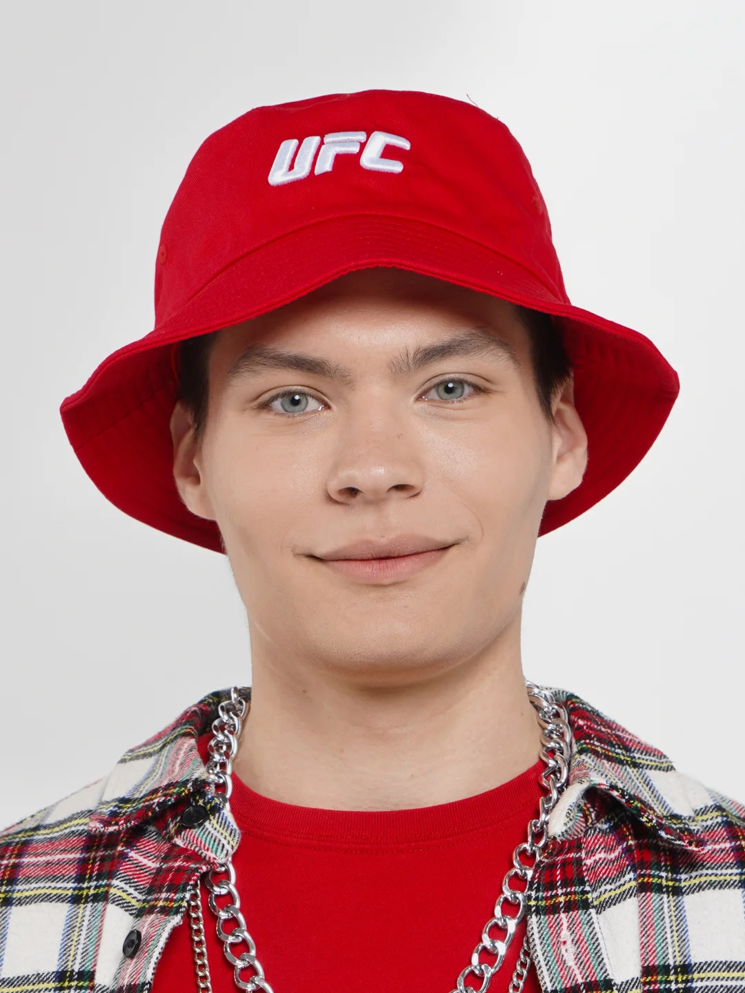 Красный панама с вышивкой UFC, унисекс, разные цвета