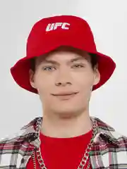 Красный панама с вышивкой UFC, унисекс, разные цвета