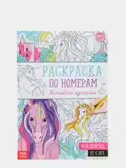 Аметистовый раскраска по номерам для девочек (16 страниц, А4), 5+