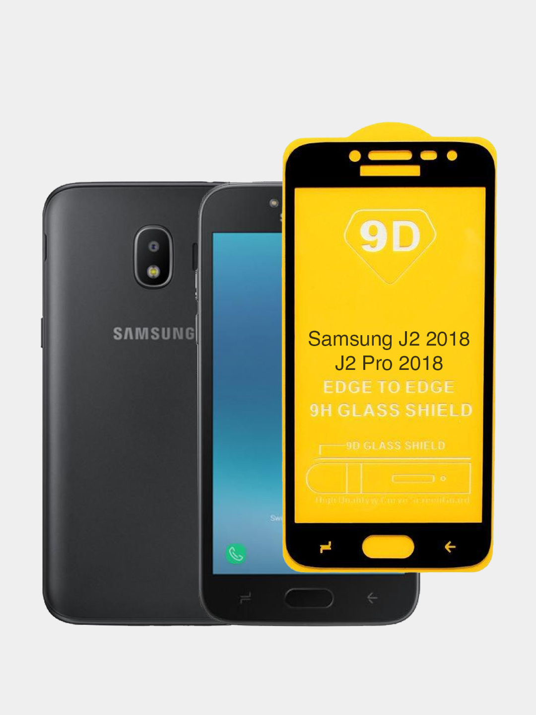 Защитное стекло для Samsung J2 2018 J2 Pro 2018 купить по цене 99 ₽ в  интернет-магазине KazanExpress