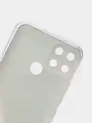 Красный силиконовый чехол на Oppo Realme C21Y/C25Y / Оппо Реалми C21Y/C25Y прозрачный, с рисунком