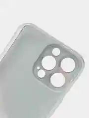 Красный силиконовый чехол на iPhone 13 / Айфон 13 прозрачный, с рисунком, защита камеры