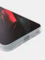 Красный силиконовый чехол на iPhone 13 / Айфон 13 прозрачный, с рисунком, защита камеры
