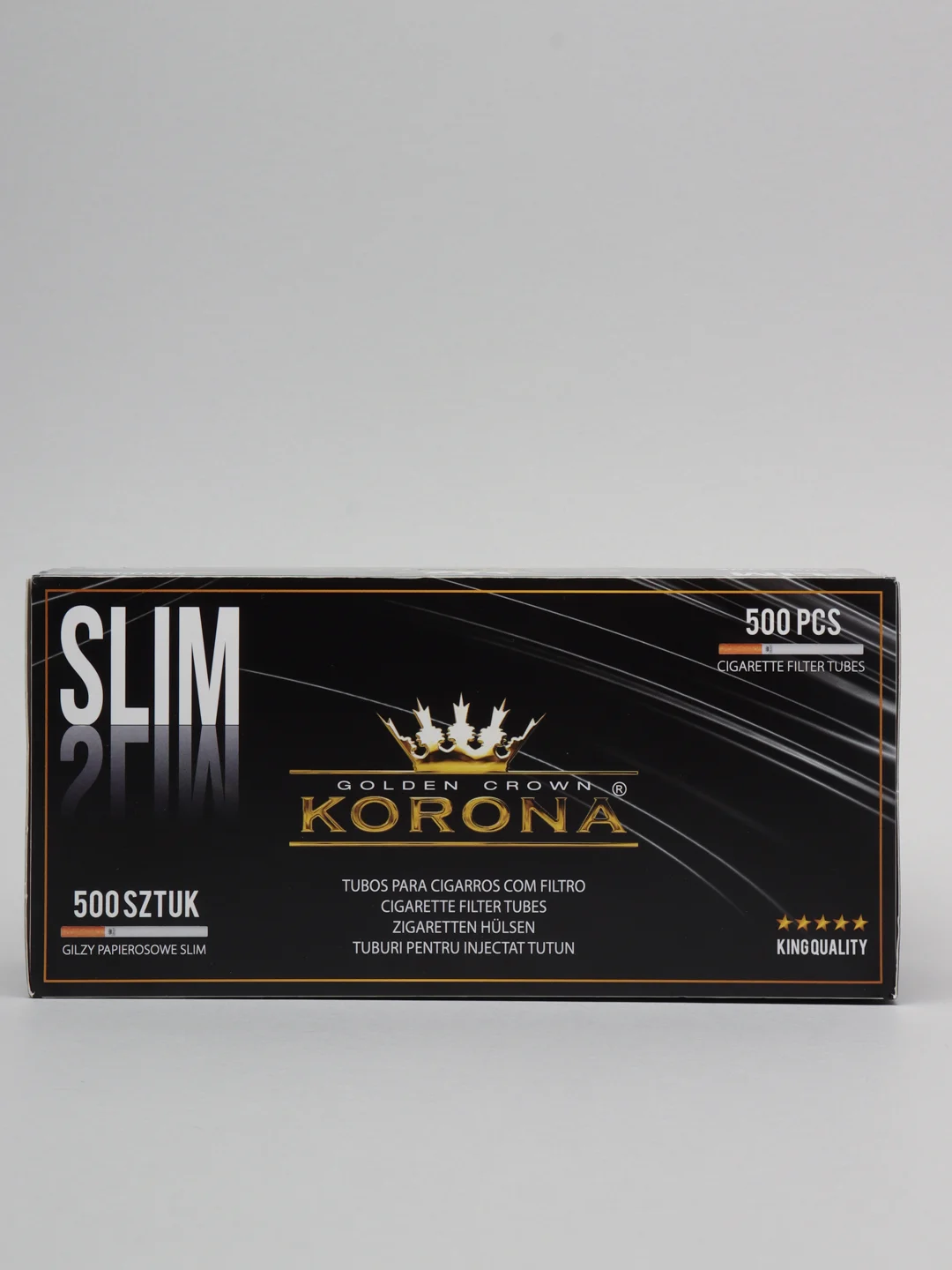 Гильзы сигаретные с фильтром SLIM, 500 штук, для самокруток