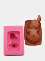Молд 3D силиконовый "Малыш с заячьими ушками"