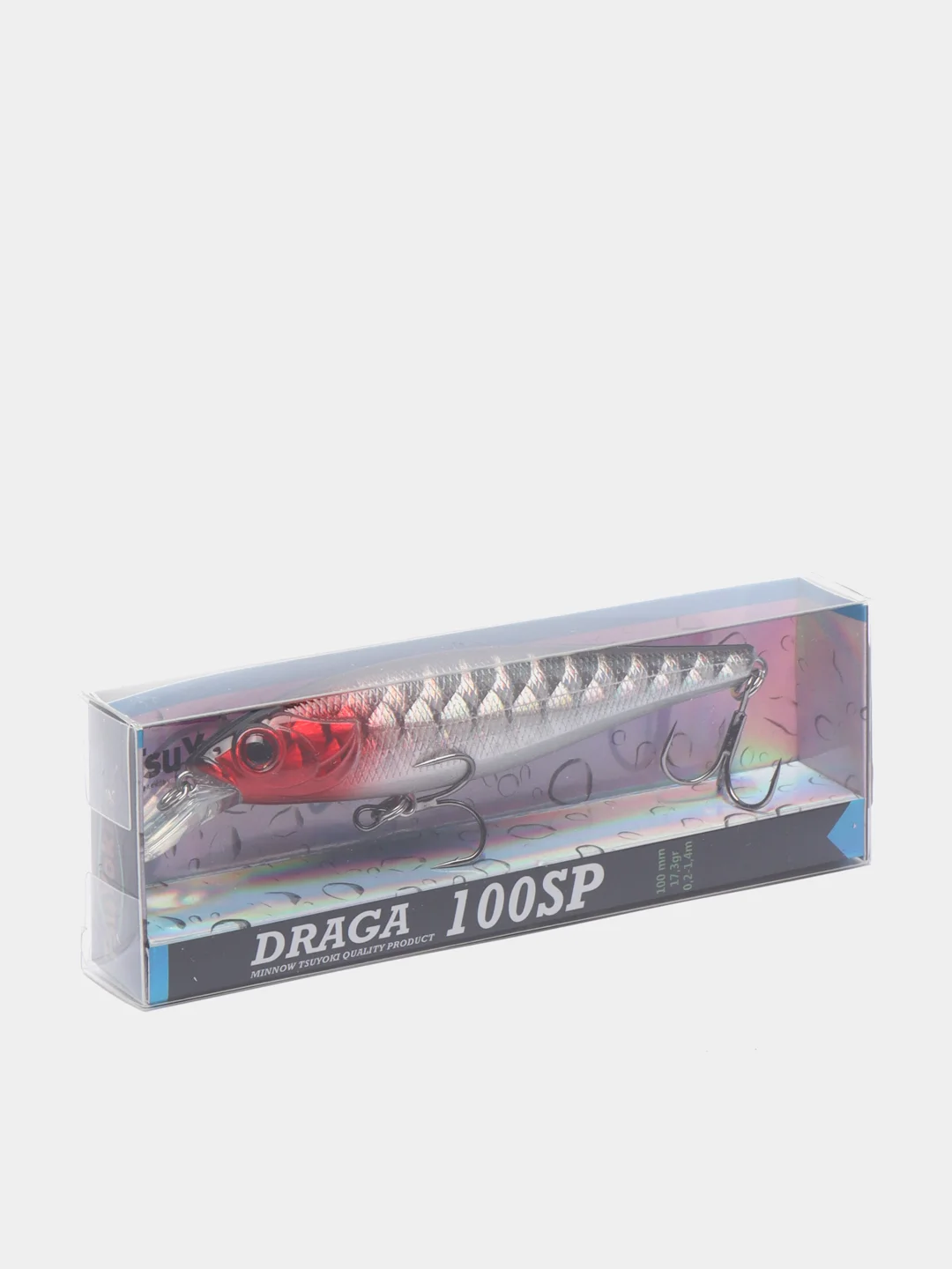 Серебряный воблер TsuYoki Draga 100SP