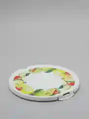Кремовый миска салатник с крышкой