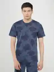 Синий пижама мужская с шортами, костюм домашний