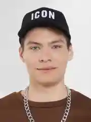 Черный бейсболка унисекс с вышивкой Icon, разные цвета