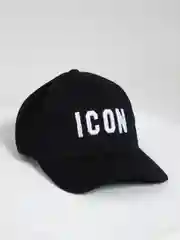 Черный бейсболка унисекс с вышивкой Icon, разные цвета