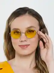 Желтый очки солнцезащитные, женские