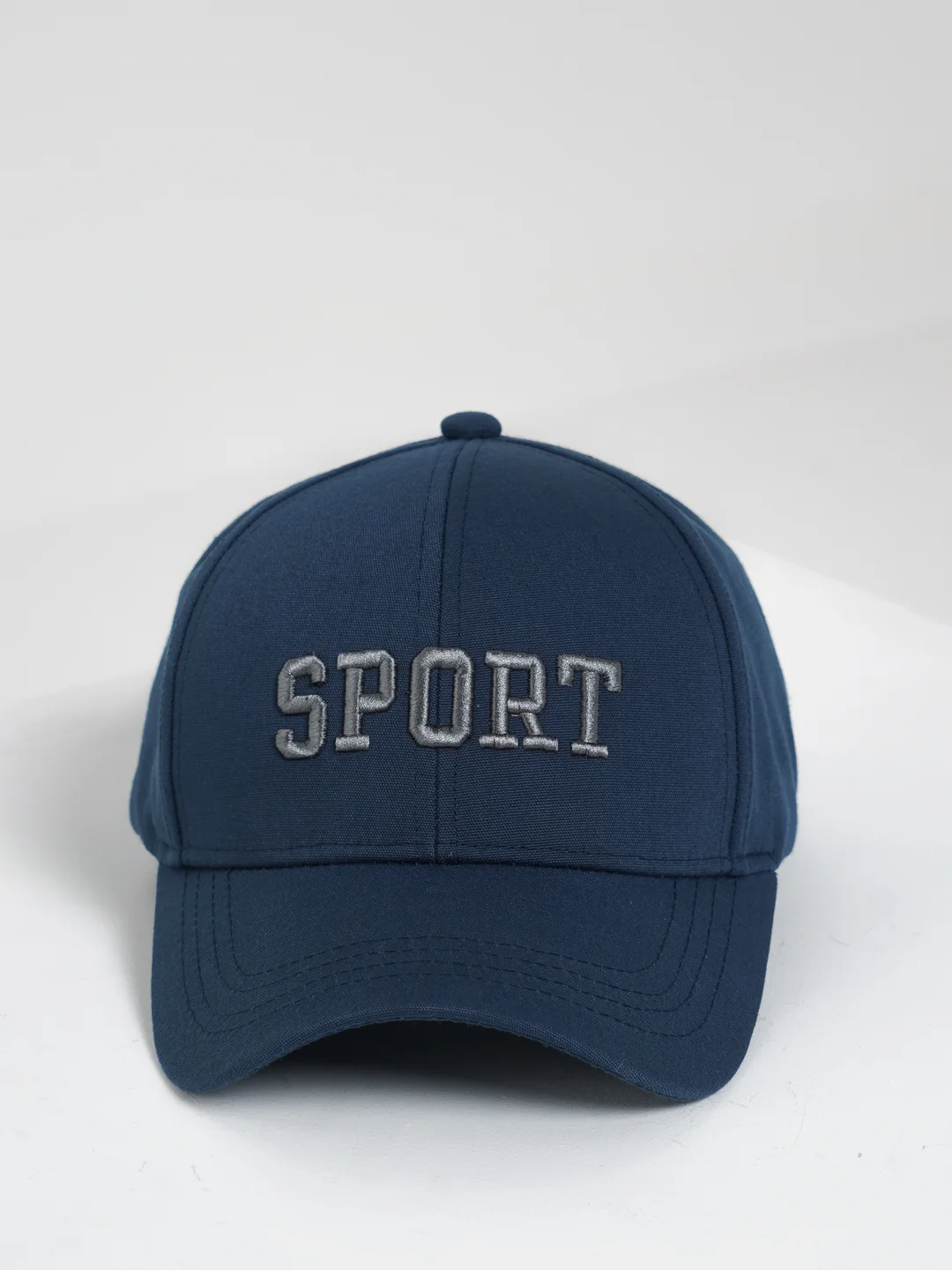 Темно-синий бейсболка унисекс с вышивкой Sport