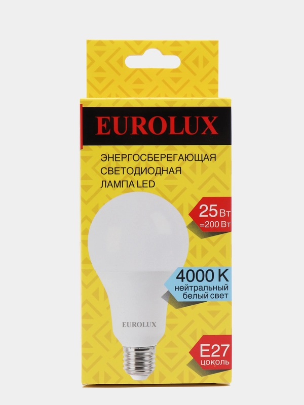 Лампа светодиодная Eurolux Е27, 25Вт, холодный свет