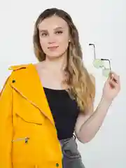 Зеленый очки солнцезащитные, женские