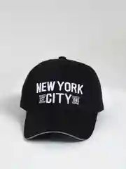 Черный бейсболка с вышивкой New York City, унисекс, разные цвета