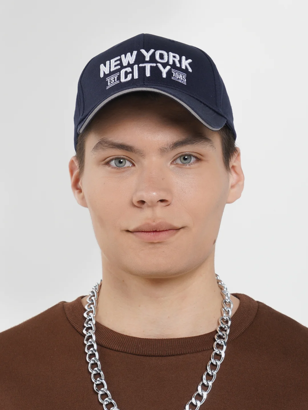 Темно-синий бейсболка с вышивкой New York City, унисекс, разные цвета