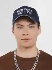 Темно-синий бейсболка с вышивкой New York City, унисекс, разные цвета