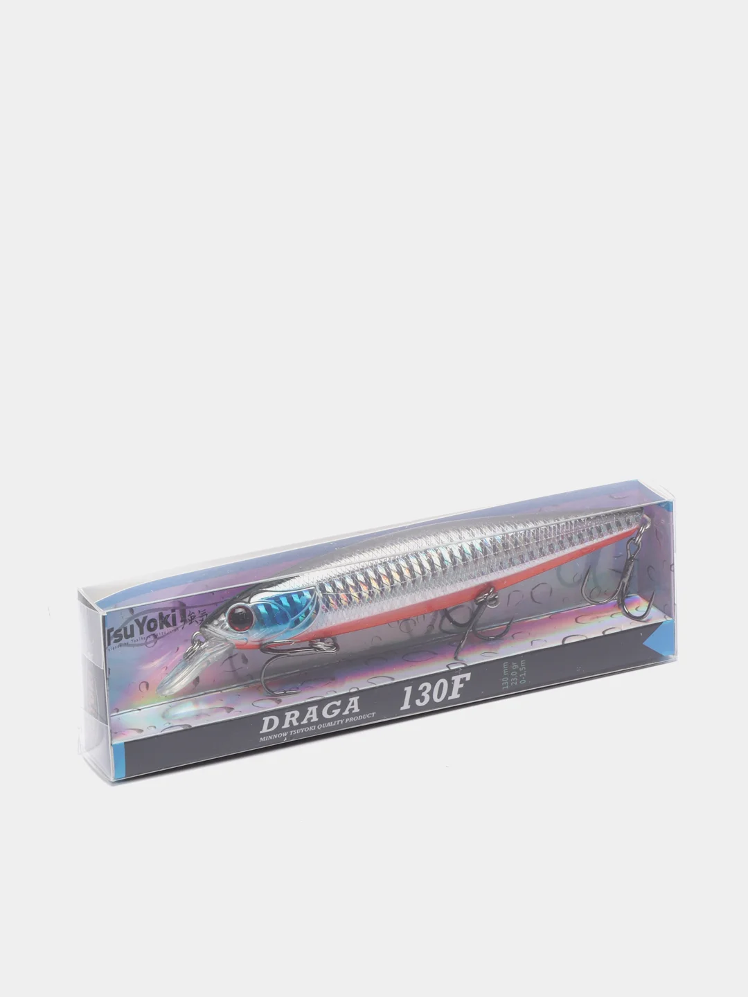 Серый воблер TsuYoki DRAGA 130F