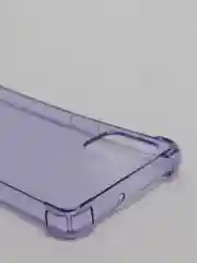 Лавандовый чехол прозрачный Samsung Galaxy A51,Samsung Galaxy A12/M12 противоударный плотный неоновый