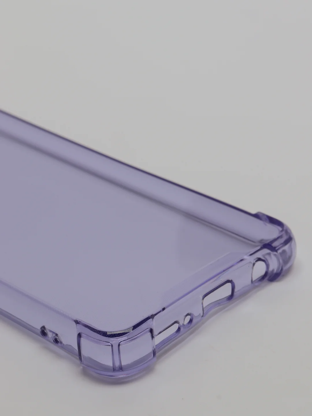 Лавандовый чехол прозрачный Samsung Galaxy A51,Samsung Galaxy A12/M12 противоударный плотный неоновый