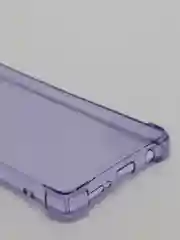 Лавандовый чехол прозрачный Samsung Galaxy A51,Samsung Galaxy A12/M12 противоударный плотный неоновый