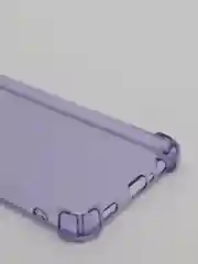 Лавандовый чехол Samsung Galaxy A12 Противоударный силиконовый чехол с защитой камеры