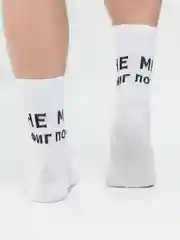 Носки с принтом "Мне пофиг"