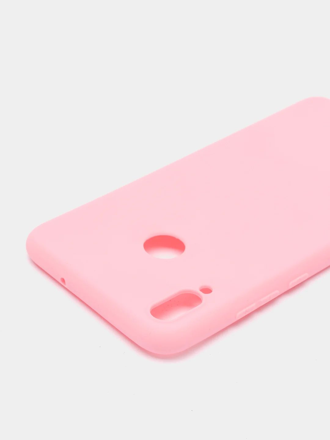 Розовый чехол Honor 8x силиконовый