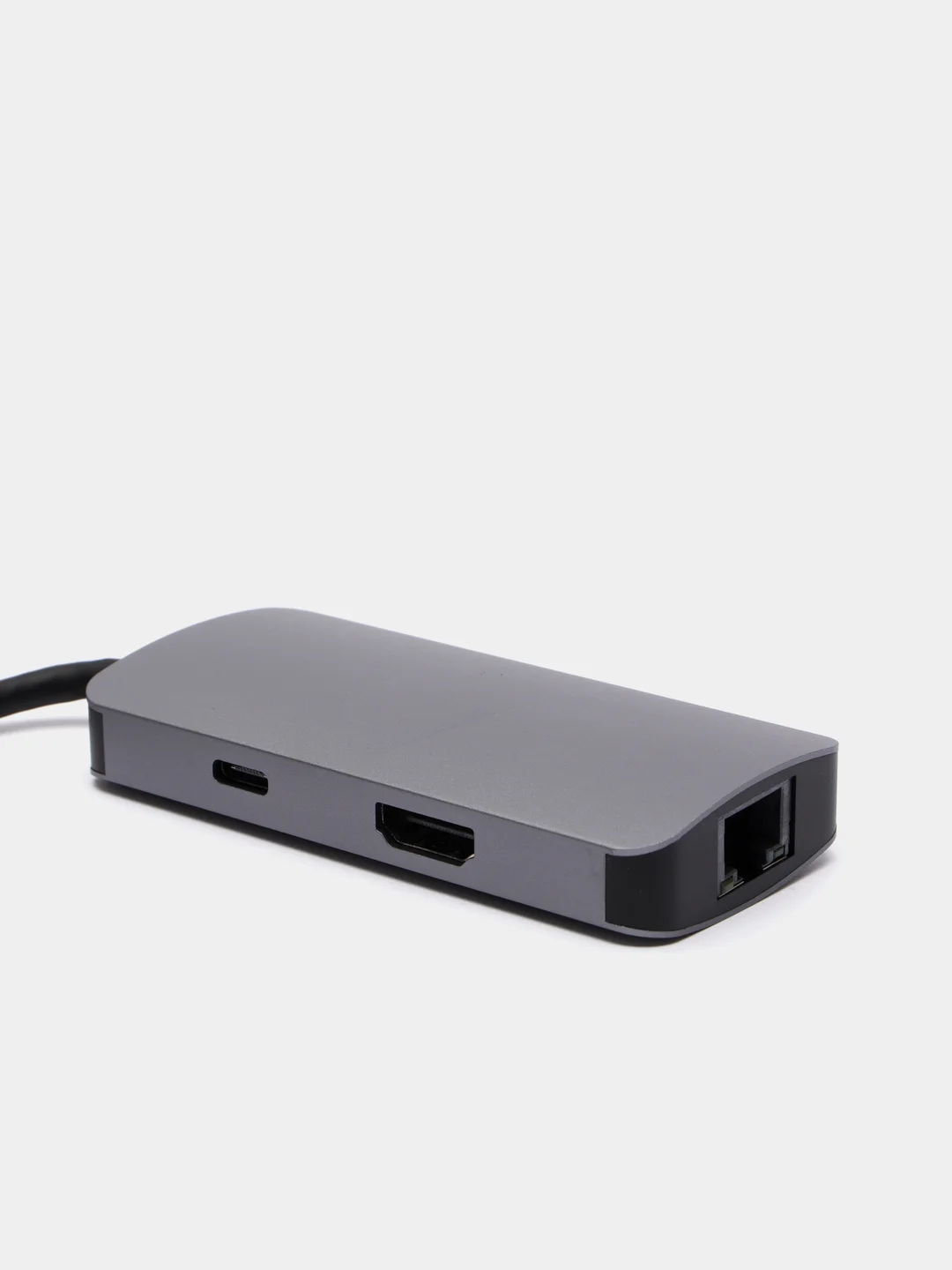 Мультипорт хаб-концентратор USB Type C, 6 в 1, HDMI, USB*3, Type C, RG45