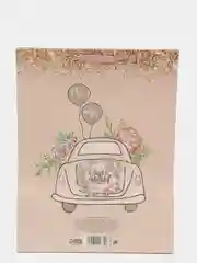 Конверт для денег свадебный с пожеланиями "Сберкнижка кольца", 5 листов-конвертов, А5
