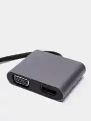 ХАБ Переходник 2 в одном USB-C на HDTV и VGA