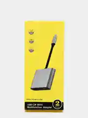 ХАБ Переходник 2 в одном USB-C на HDTV и VGA