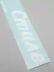 Серый металлик наклейка на авто Улыбнись