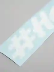 Серый наклейка на авто Улыбнись
