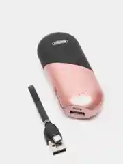 Розовый мобильный аккумулятор (PowerBank) REMAX Capsule RPL-22 5000 mAh