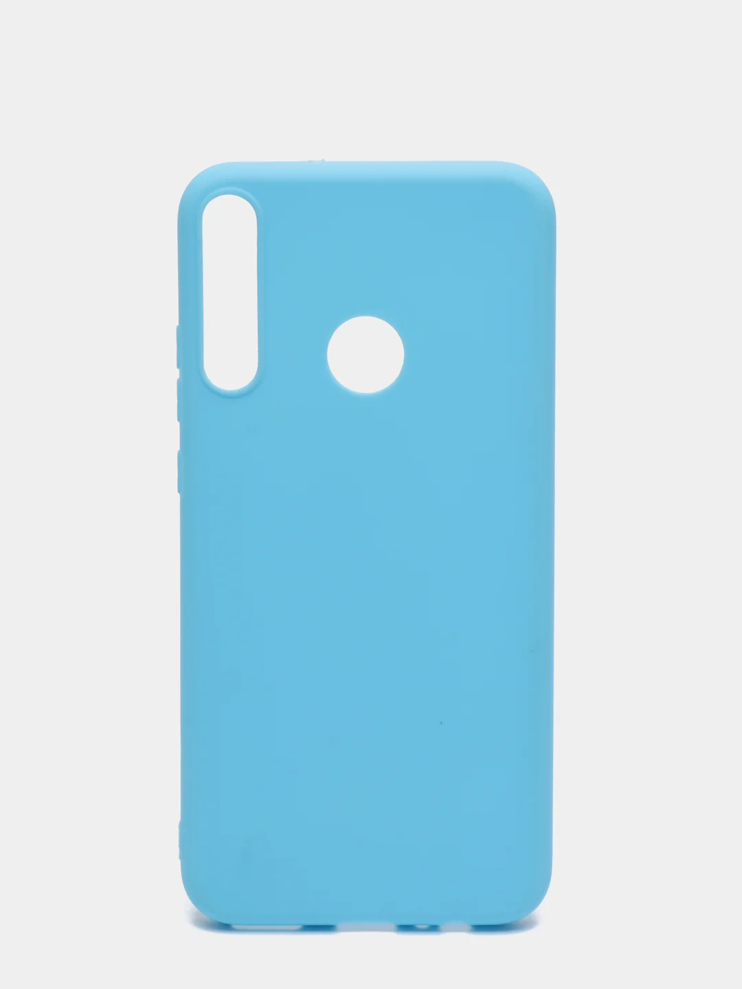 Голубой чехол Huawei Honor 9C, P40 Lite E, Хонор 9С, П40 Лайт Е силиконовый, цветной, матовый