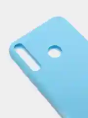 Голубой чехол Huawei Honor 9C, P40 Lite E, Хонор 9С, П40 Лайт Е силиконовый, цветной, матовый
