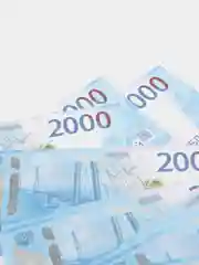 Синий пачки и набор сувенирных денег / Деньги для игры в магазин / Сувенирные деньги