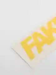 Желтый наклейка на авто FAKE TAXI