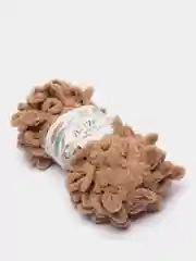 Бежевый пряжа Alize puffy петельки большие, 100% микрополиэстр, 100 гр 9,5 м