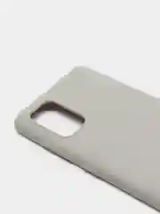 Серый чехол Samsung Galaxy A71, силиконовый
