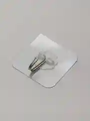 Серый крючок самоклеящийся для кухни и ванной комнаты