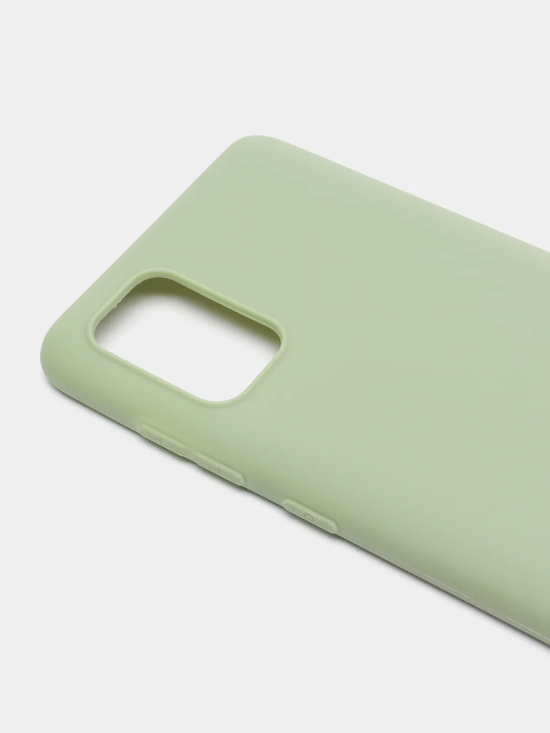 Оливковый чехол Samsung Galaxy A71, силиконовый