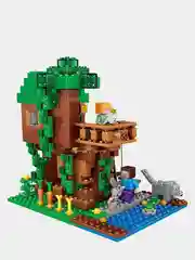Алый конструктор майнкрафт, дом на дереве, деревня Minecraft, дракон, остров сокровищ, крепость