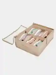 Кофр для обуви 53 х 40 х 15 см, 6 ячеек, Каир