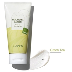 Пенка для лица с зеленым чаем Healing Tea Garden Green Tea Cleansing Foam, 150 мл