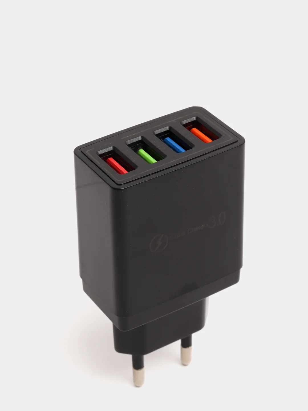 Черный cетевое зарядное устройство на 4 USB / блок питания зарядник