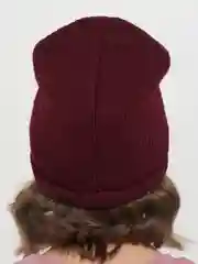 Багровый вязаная шапка ВИШНЯ