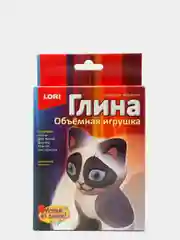 Набор для детского творчества. Игрушка объемная из глины Домашний котенок. Lori