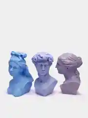 Силиконовыая форма античные бюсты для свечей, молд Давид, Венера